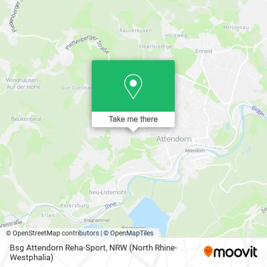 Карта Bsg Attendorn Reha-Sport