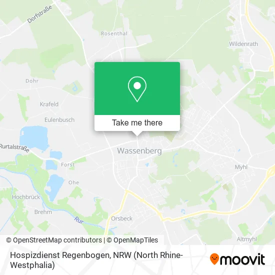 Карта Hospizdienst Regenbogen