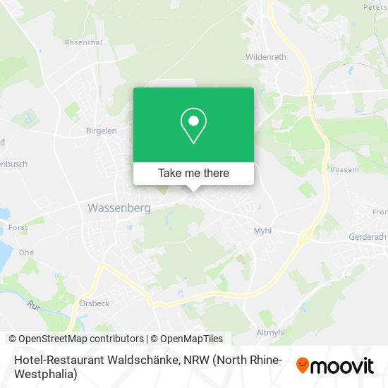 Hotel-Restaurant Waldschänke map