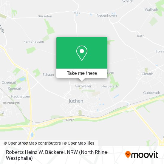 Robertz Heinz W. Bäckerei map