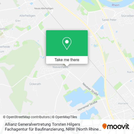 Allianz Generalvertretung Torsten Hilgers Fachagentur für Baufinanzierung map
