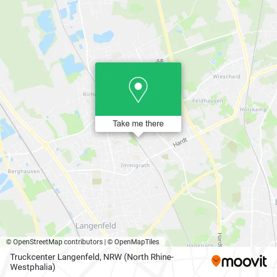 Карта Truckcenter Langenfeld