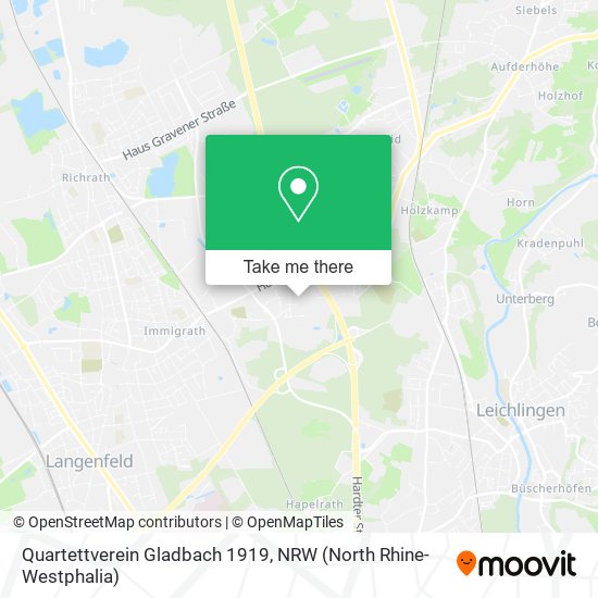Quartettverein Gladbach 1919 map
