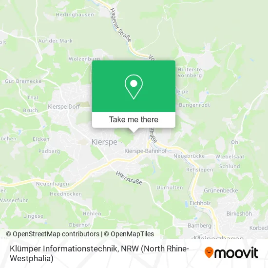 Карта Klümper Informationstechnik