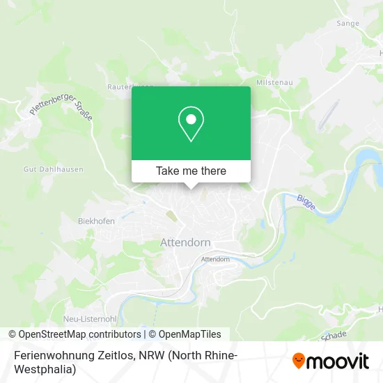 Ferienwohnung Zeitlos map