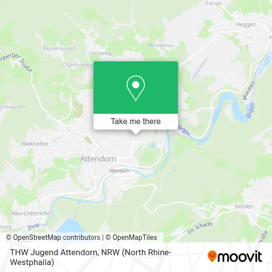 THW Jugend Attendorn map