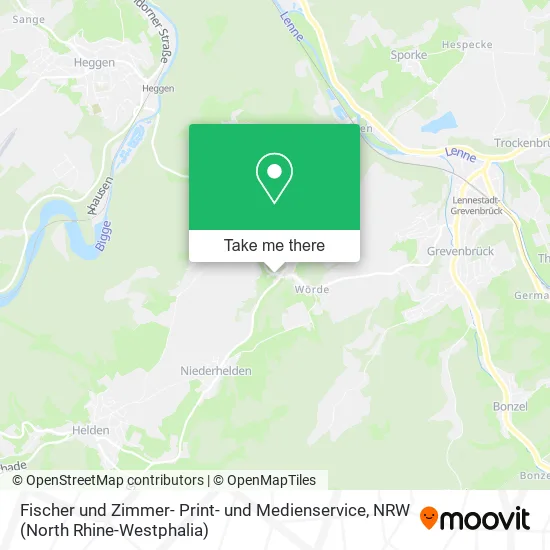 Карта Fischer und Zimmer- Print- und Medienservice