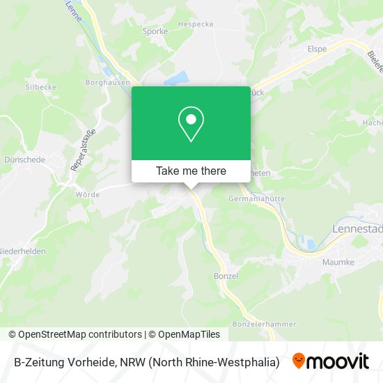 Карта B-Zeitung Vorheide