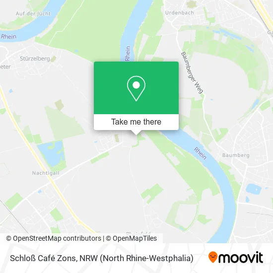 Карта Schloß Café Zons