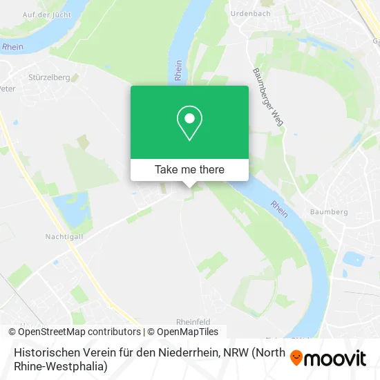 Карта Historischen Verein für den Niederrhein