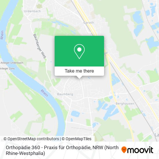 Orthopädie 360 - Praxis für Orthopädie map