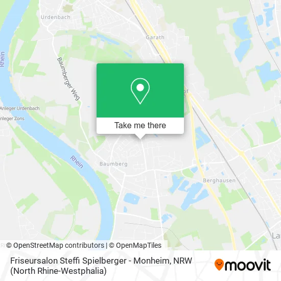 Карта Friseursalon Steffi Spielberger - Monheim