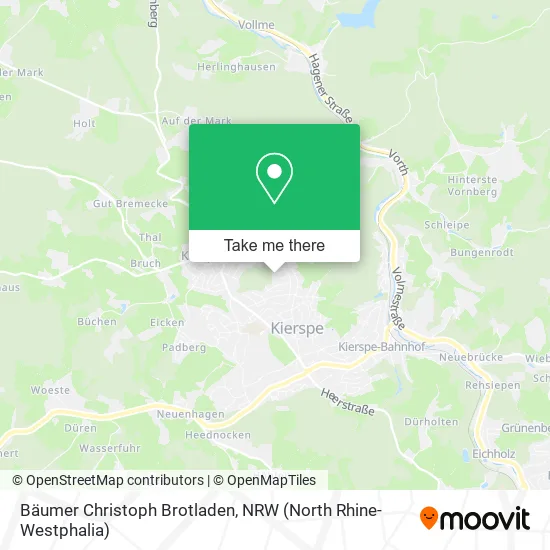 Карта Bäumer Christoph Brotladen