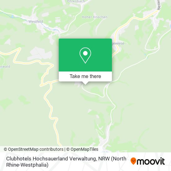 Clubhotels Hochsauerland Verwaltung map
