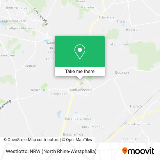 Westlotto map