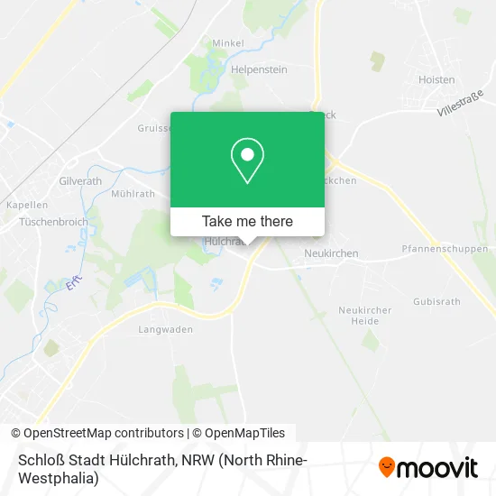 Карта Schloß Stadt Hülchrath