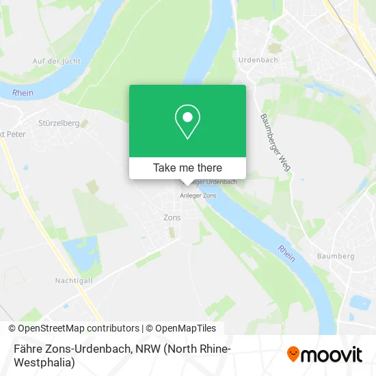 Карта Fähre Zons-Urdenbach