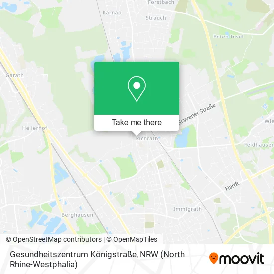 Карта Gesundheitszentrum Königstraße