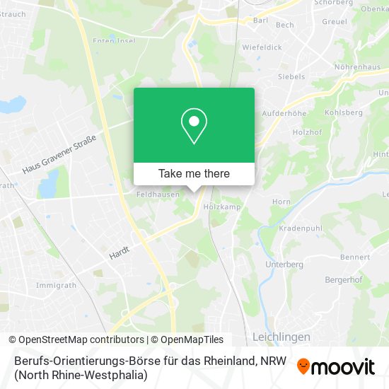 Berufs-Orientierungs-Börse für das Rheinland map