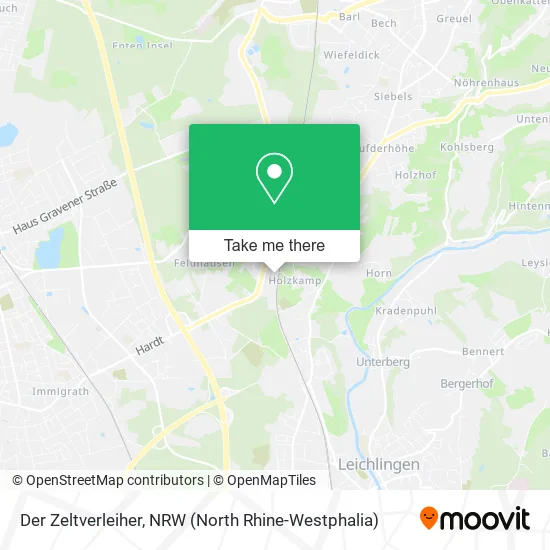 Карта Der Zeltverleiher