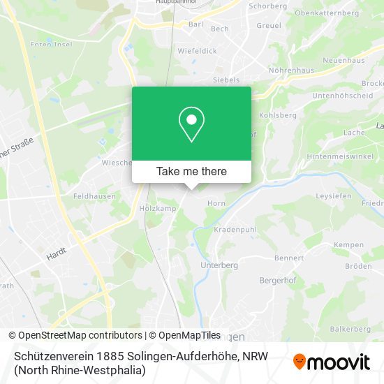 Schützenverein 1885 Solingen-Aufderhöhe map