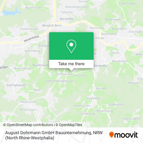 August Dohrmann GmbH Bauunternehmung map