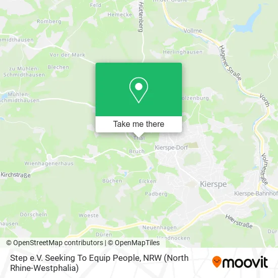 Карта Step e.V. Seeking To Equip People