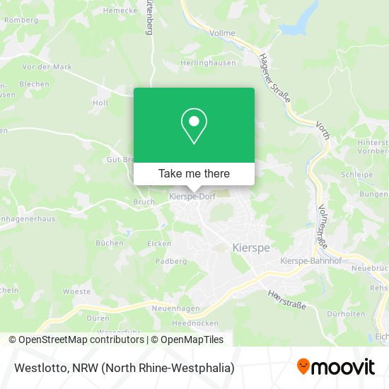 Westlotto map