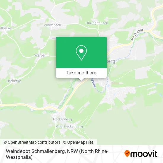 Weindepot Schmallenberg map