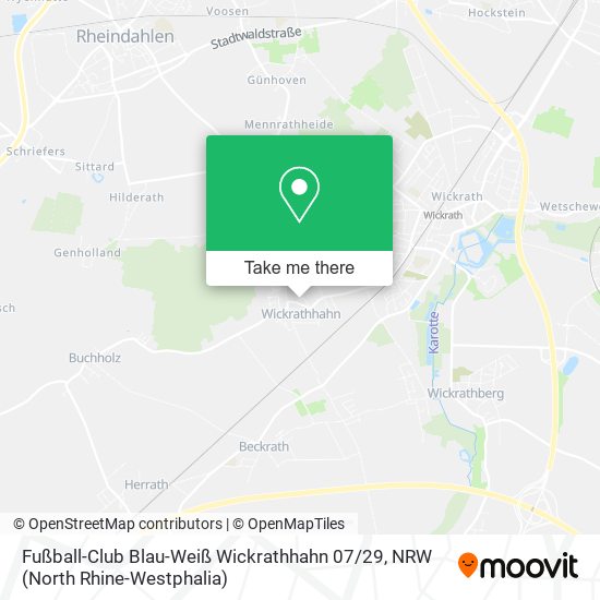 Fußball-Club Blau-Weiß Wickrathhahn 07 / 29 map