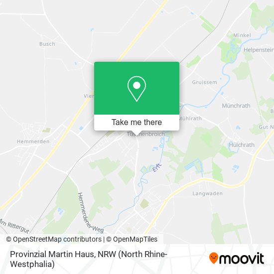 Provinzial Martin Haus map