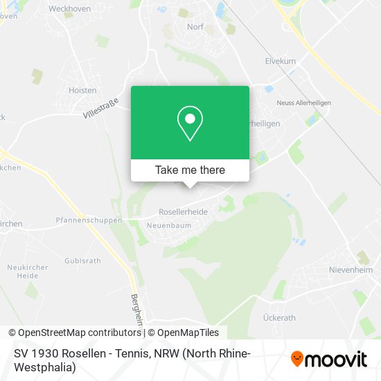 SV 1930 Rosellen - Tennis map