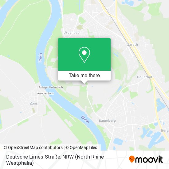 Deutsche Limes-Straße map