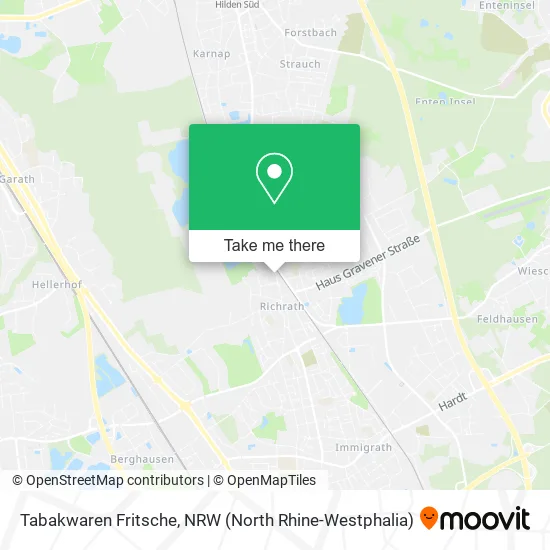 Карта Tabakwaren Fritsche