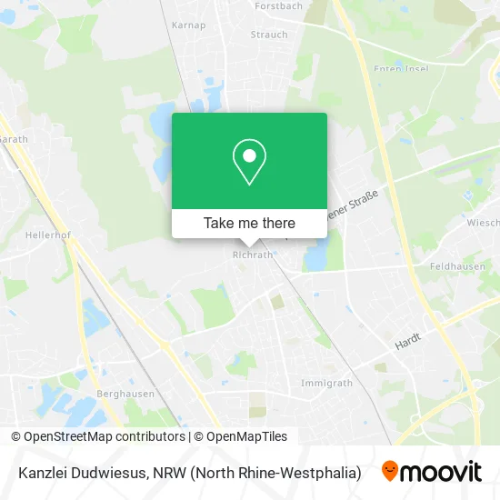 Карта Kanzlei Dudwiesus