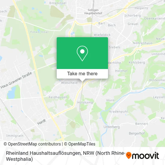 Rheinland Haushaltsauflösungen map