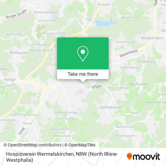 Hospizverein Wermelskirchen map