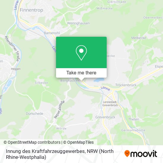 Innung des Kraftfahrzeuggewerbes map
