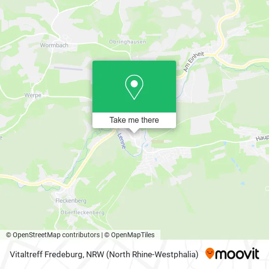Карта Vitaltreff Fredeburg