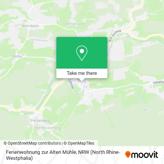 Карта Ferienwohnung zur Alten Mühle