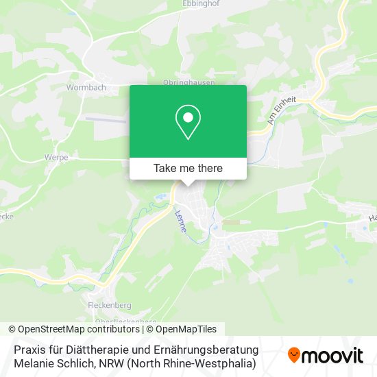 Praxis für Diättherapie und Ernährungsberatung Melanie Schlich map