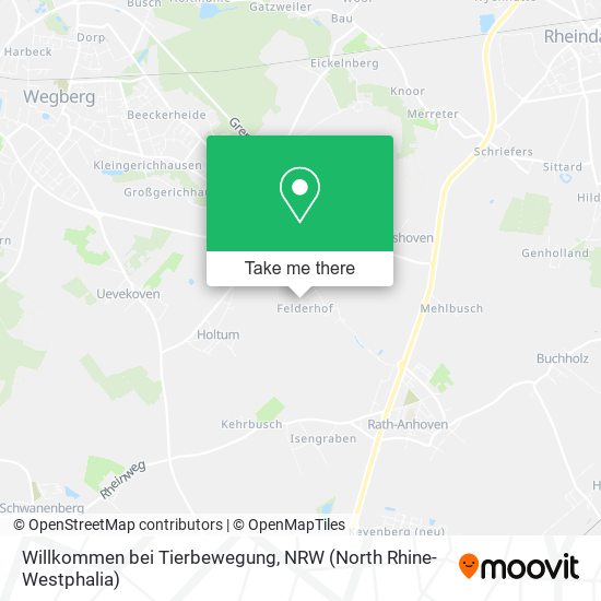 Willkommen bei Tierbewegung map