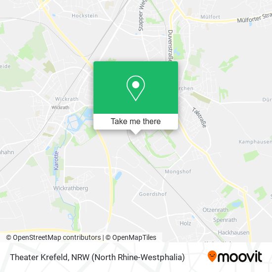 Theater Krefeld map