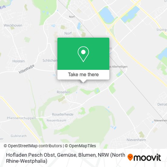 Hofladen Pesch Obst, Gemüse, Blumen map