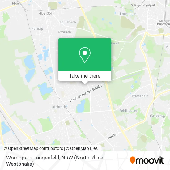 Карта Womopark Langenfeld