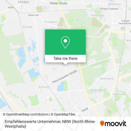 Empfehlenswerte Unternehmer map