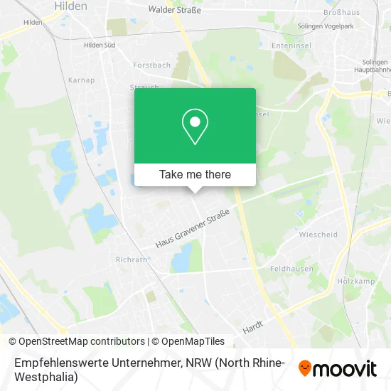Карта Empfehlenswerte Unternehmer