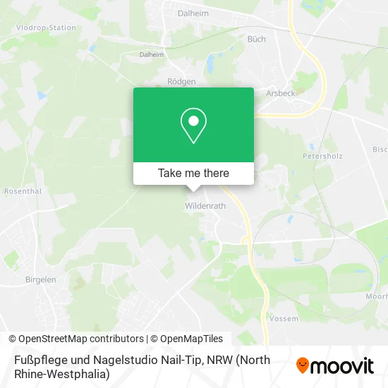 Карта Fußpflege und Nagelstudio Nail-Tip