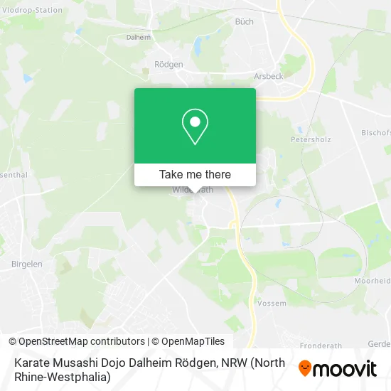 Карта Karate Musashi Dojo Dalheim Rödgen