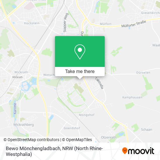 Bewo Mönchengladbach map